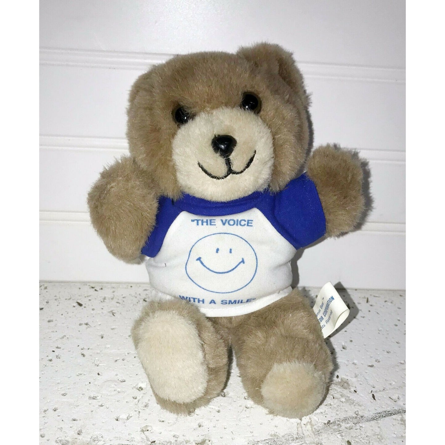 Vintage TRUDY Benjamin Bear Plush w 'THE VOICE w A SMILE" T Shrit