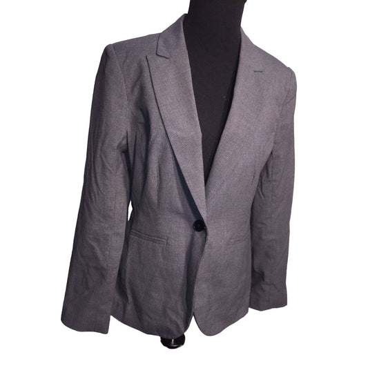 Liz Claiborne Suit Blazer Womens SIze 6 - small herringbone or check pattern