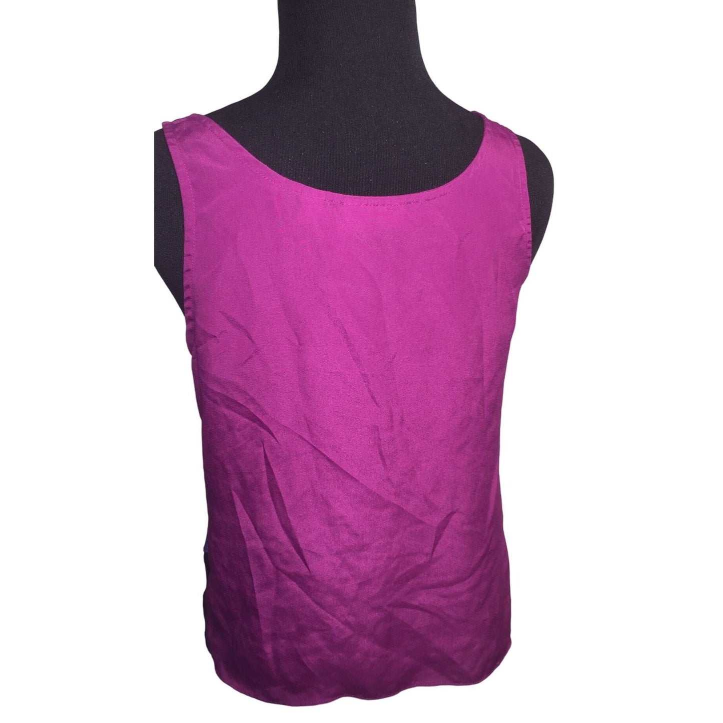 New York and Co Layered Tank - Fuschia and Purple layers  Womens Extra Small