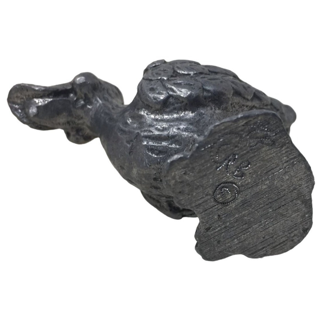 Pewter Duck Figurine - Serious or Crandy Looking Expression