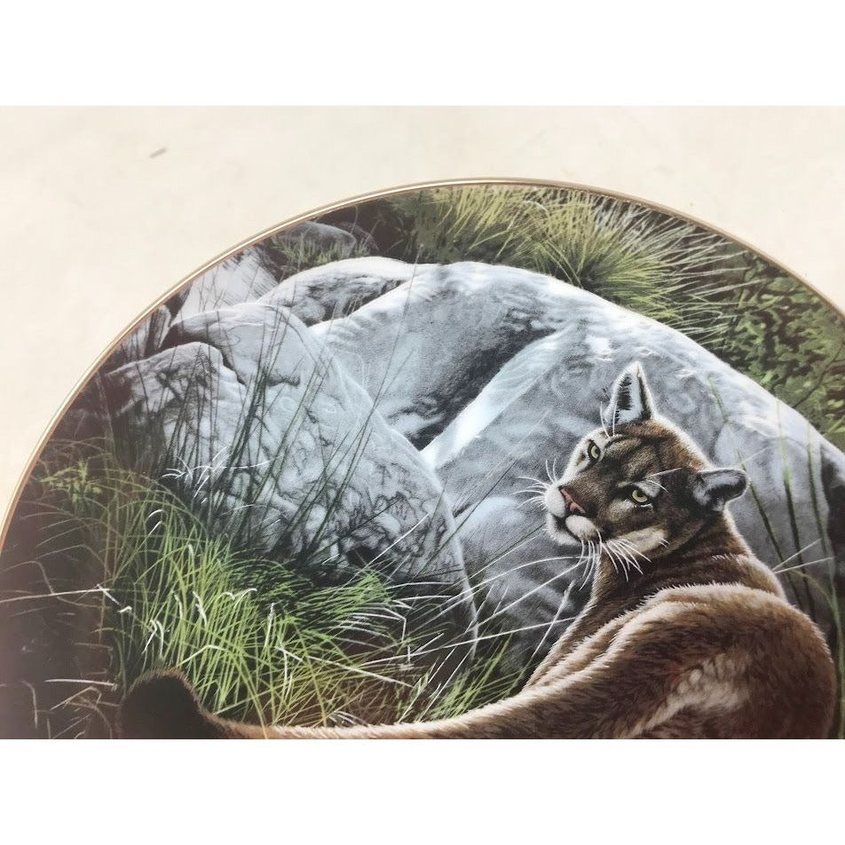 CREEKSIDE - Nature's Quiet Moments Plate Collection Ron Parker Art collector plate 1988