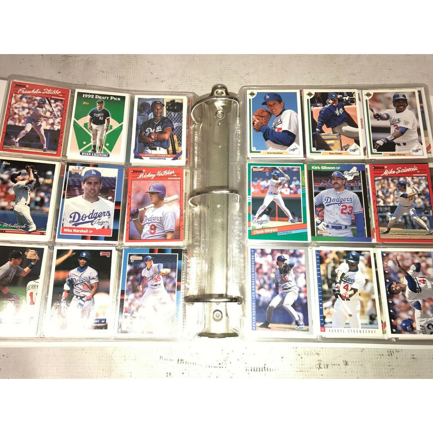 LARGE Binder BASEBALL Cards MLB Mvp Sandberg, Griffey, Sanders,