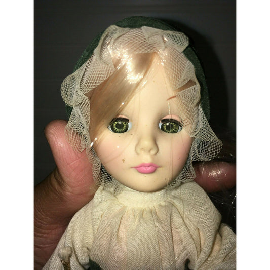 Vintage Long Haired Doll in Cultural Dress -  Eyes open/close