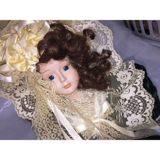 Design Debut Doll "ERIN" 17" - victorian Dress - Porcelain Doll