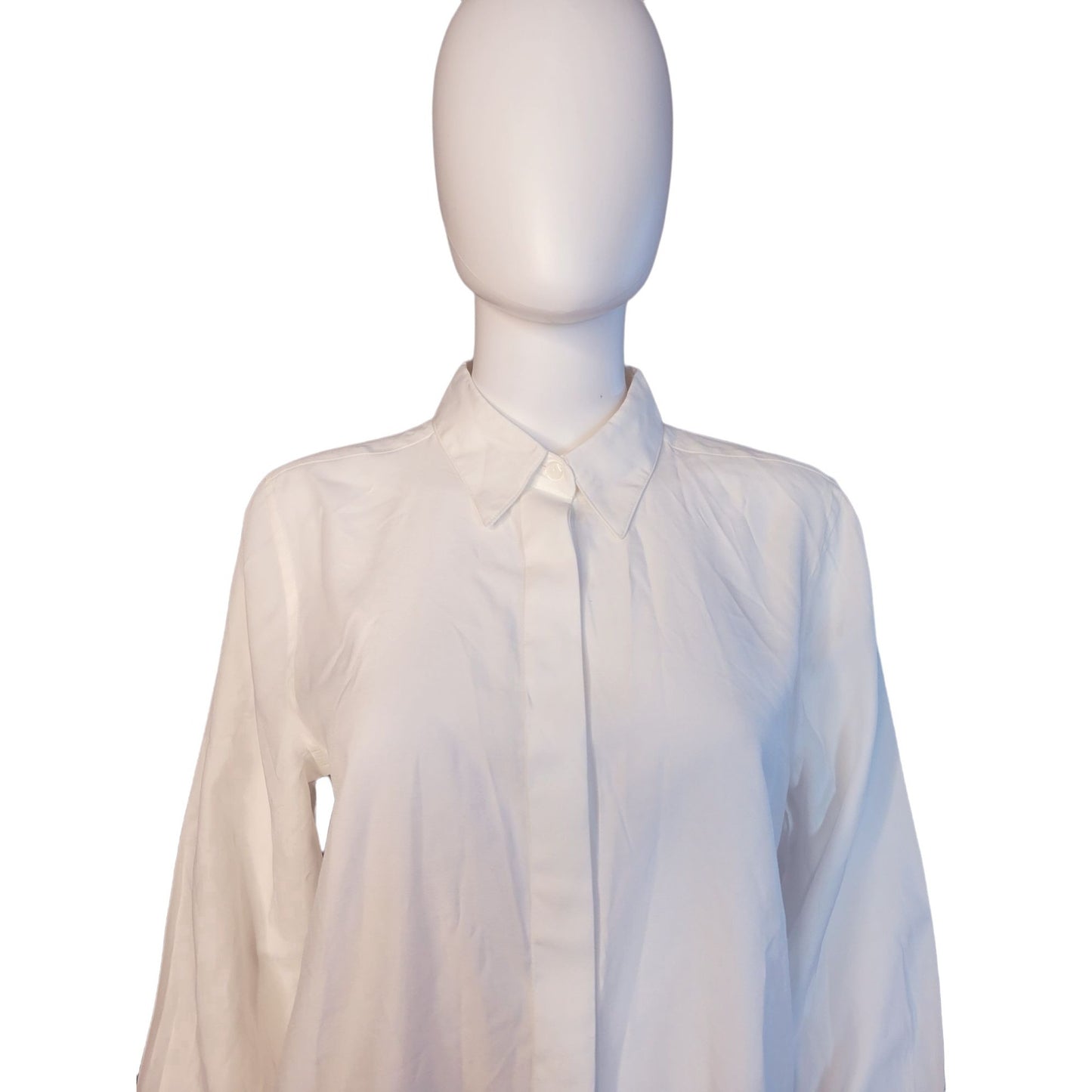 Christopher & Banks White Button Down Blouse Size Small NWT Womens S