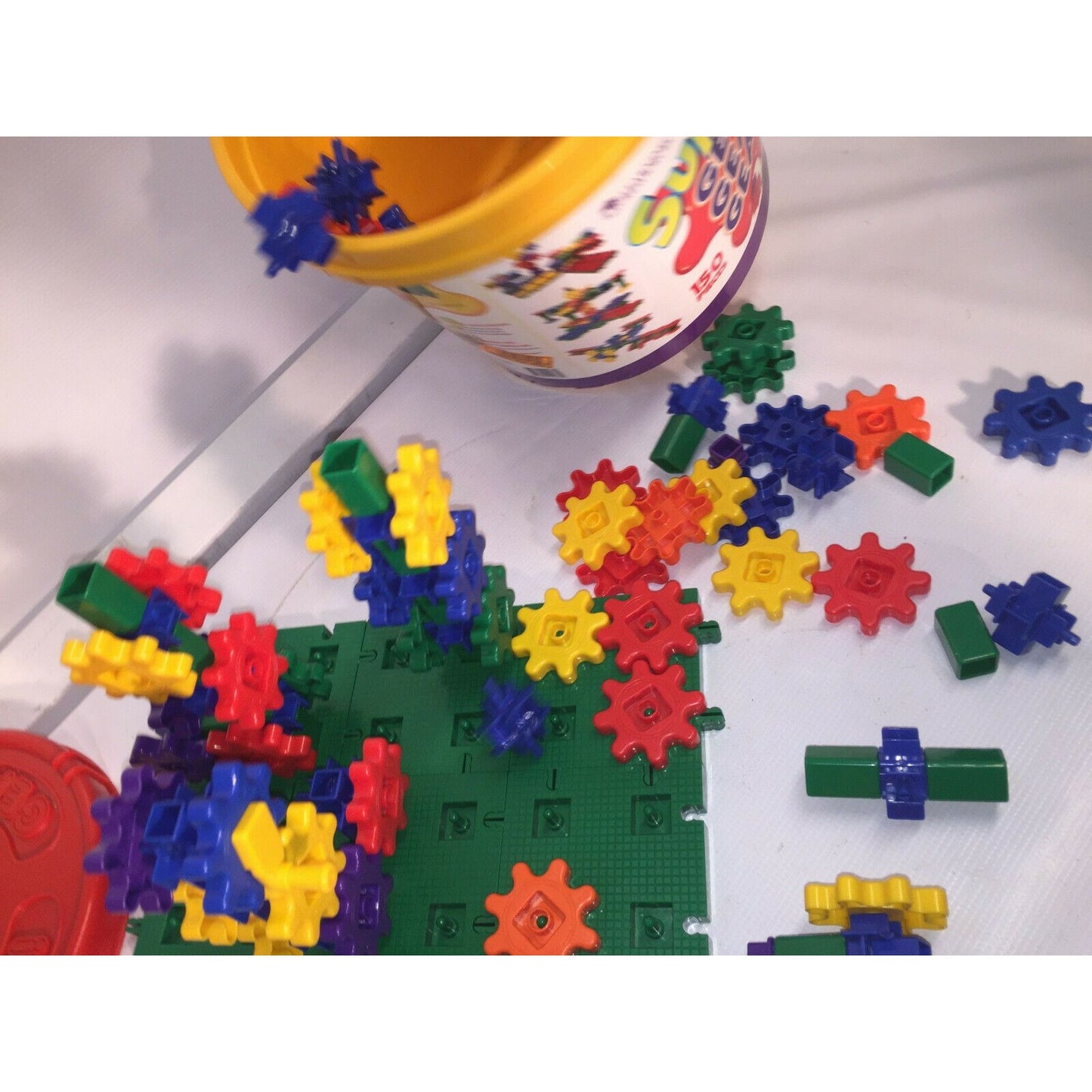 Gears!Gears!Gears!® Tub Super Building Set Supports STEM - 130+ Pcs