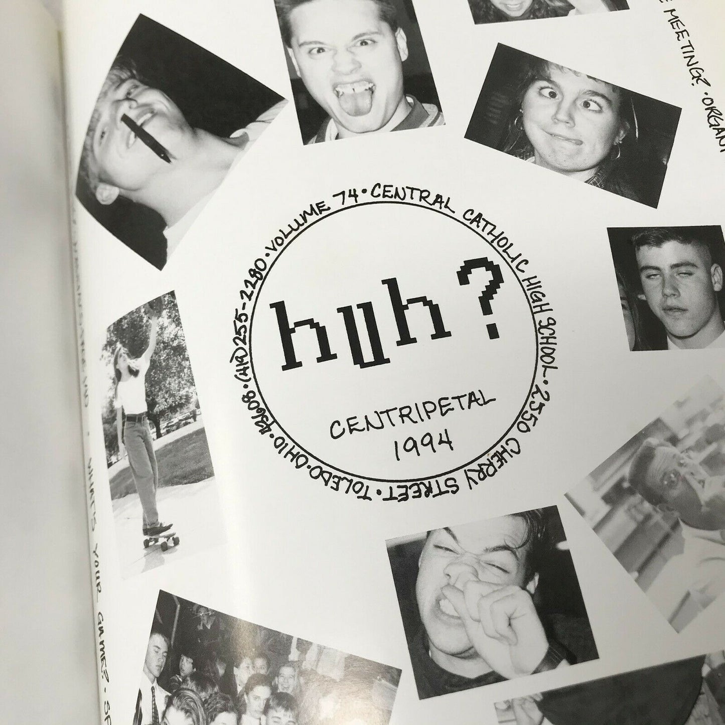 1994 Centripetal CENTRAL CATHOLIC High School Yearbook - Toledo OH