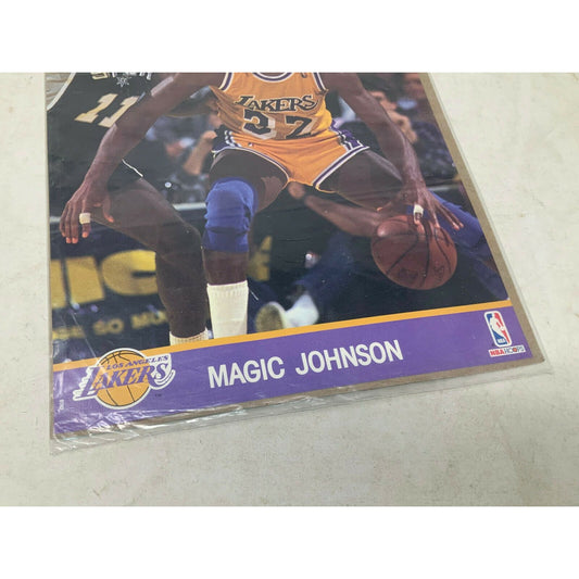 MAGIC JOHNSON 1990 NBA Hoops 8 x 10 Glossy Action Photos LA Lakers