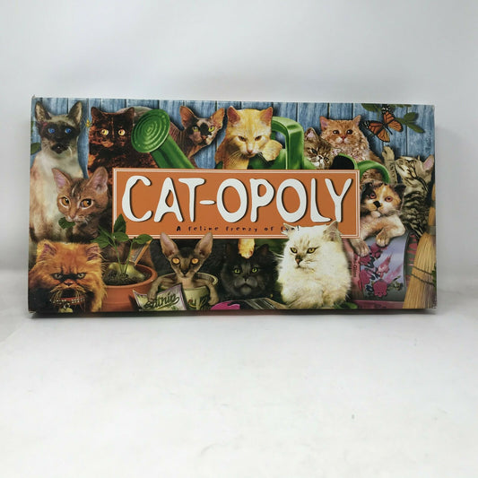 CAT-OPOLOY CATOPOLY  FELINE FRENZY Cat Lover Game Appears Complete