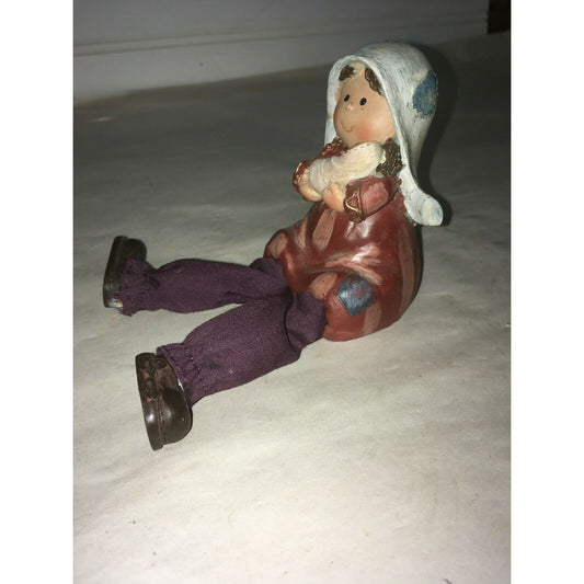 NATIVITY Shelf Sitter Virgin MARY w/ BABY JESUS - Sweet Smile -