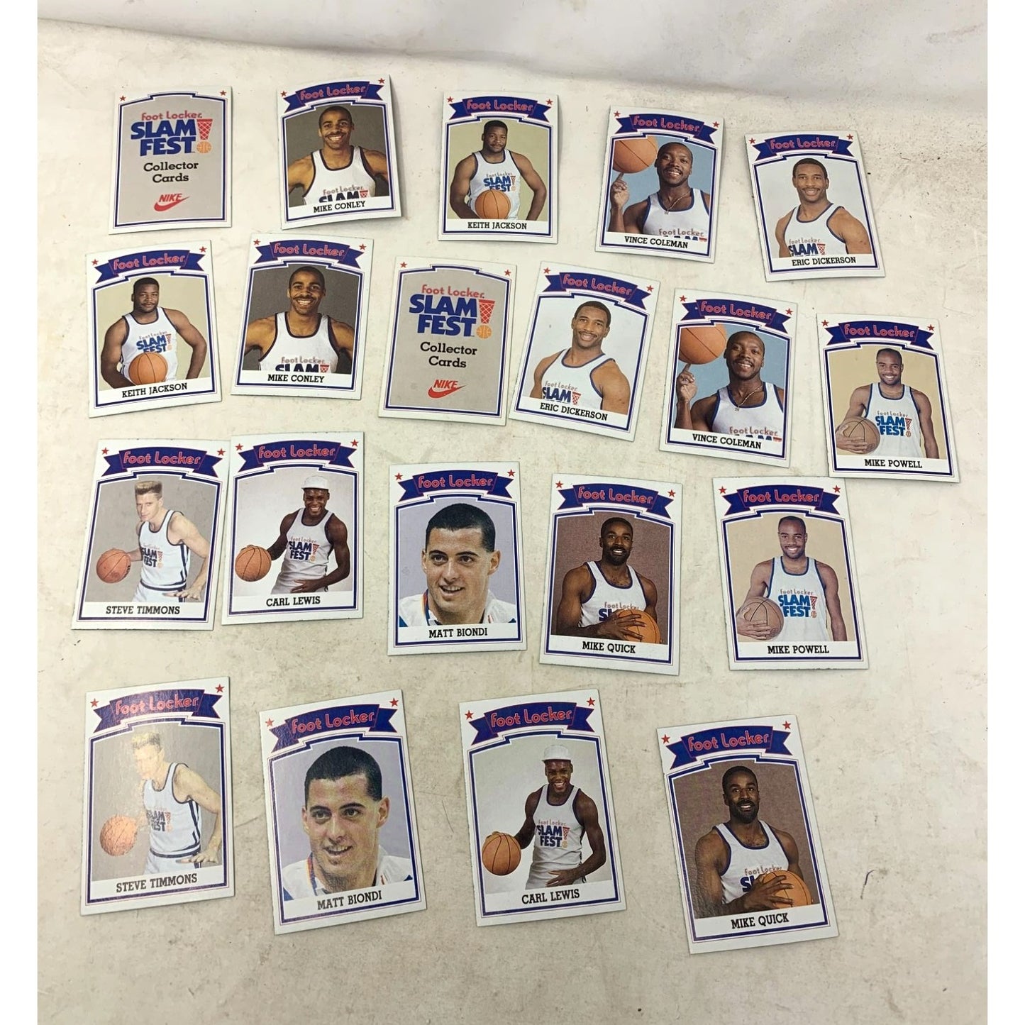 Foot Locker SLAM FEST Basketball Cards Set (Duplicates)