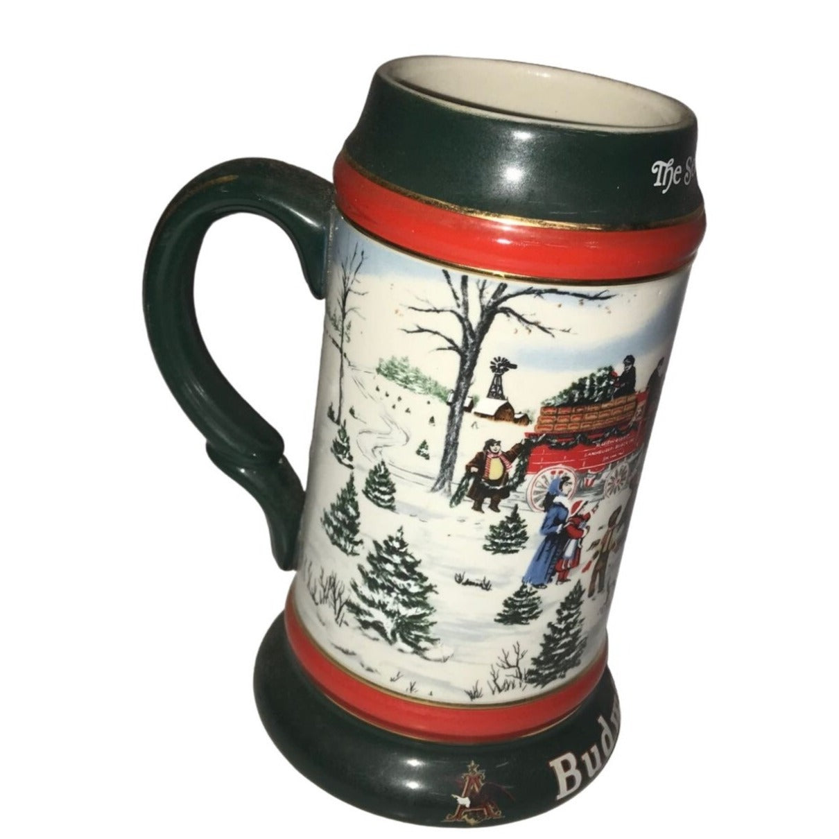 Budweiser Collectible Beer Stein Set (An American Tradition, A Perfect Christmas, The Season's Best)