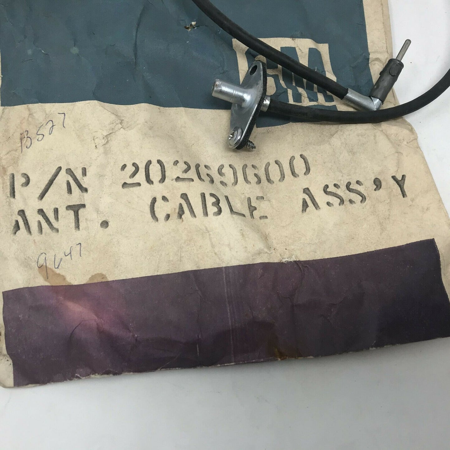 Genuine GM Part 20269600 LEAD (Antenna Cable Assy) NOS Vtg Auto