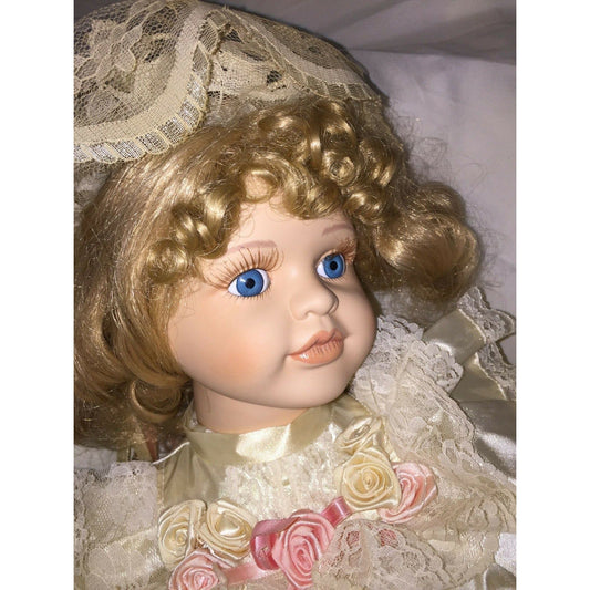 KATHERINE Collectible Memories Vintage Hand Crafted Porcelain Doll 29"