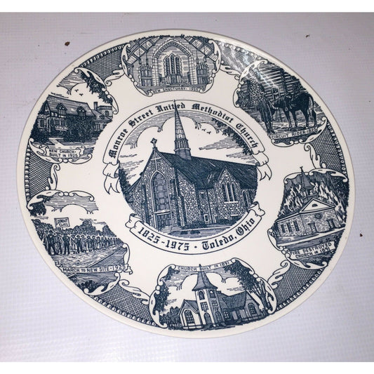 MONROE ST United Methodist Church TOLED OH 150 yr Collector Plate