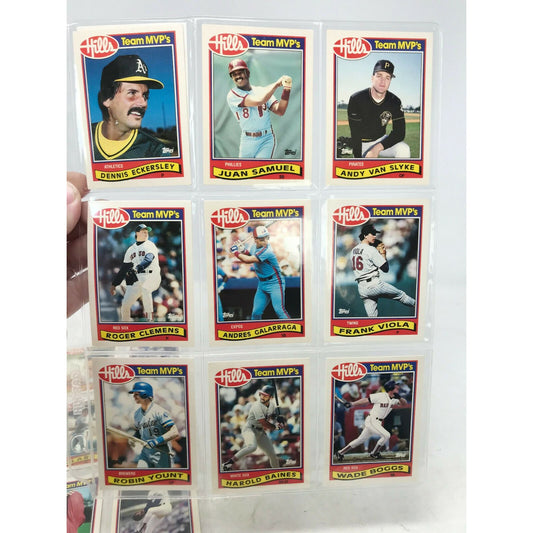 1989 Topps HILLS Team MVPs (19 Cards) Hershiser, Brett, Clemens