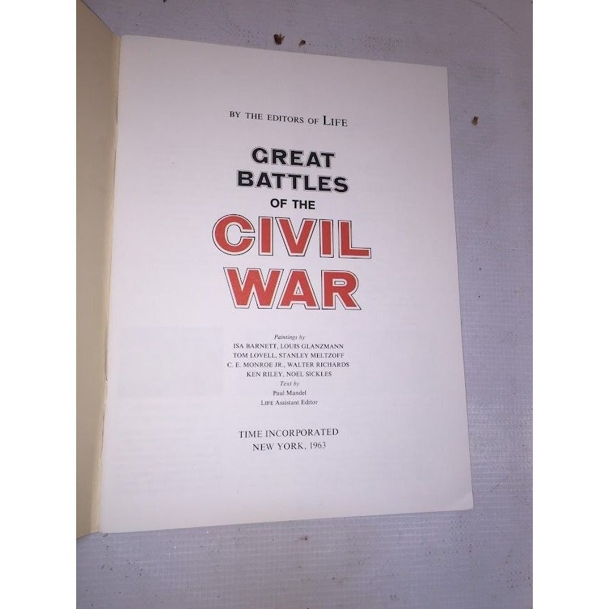 Civil War and Gettysburg Pamphlets / booklets - Battles of the Civil War - Battlefield Map and Story