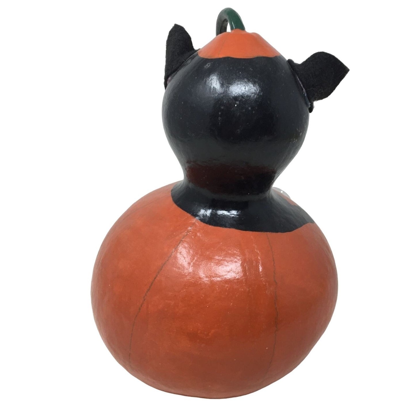 Halloween Decor - Cute Cat in Pumpkin Holiday Decoration