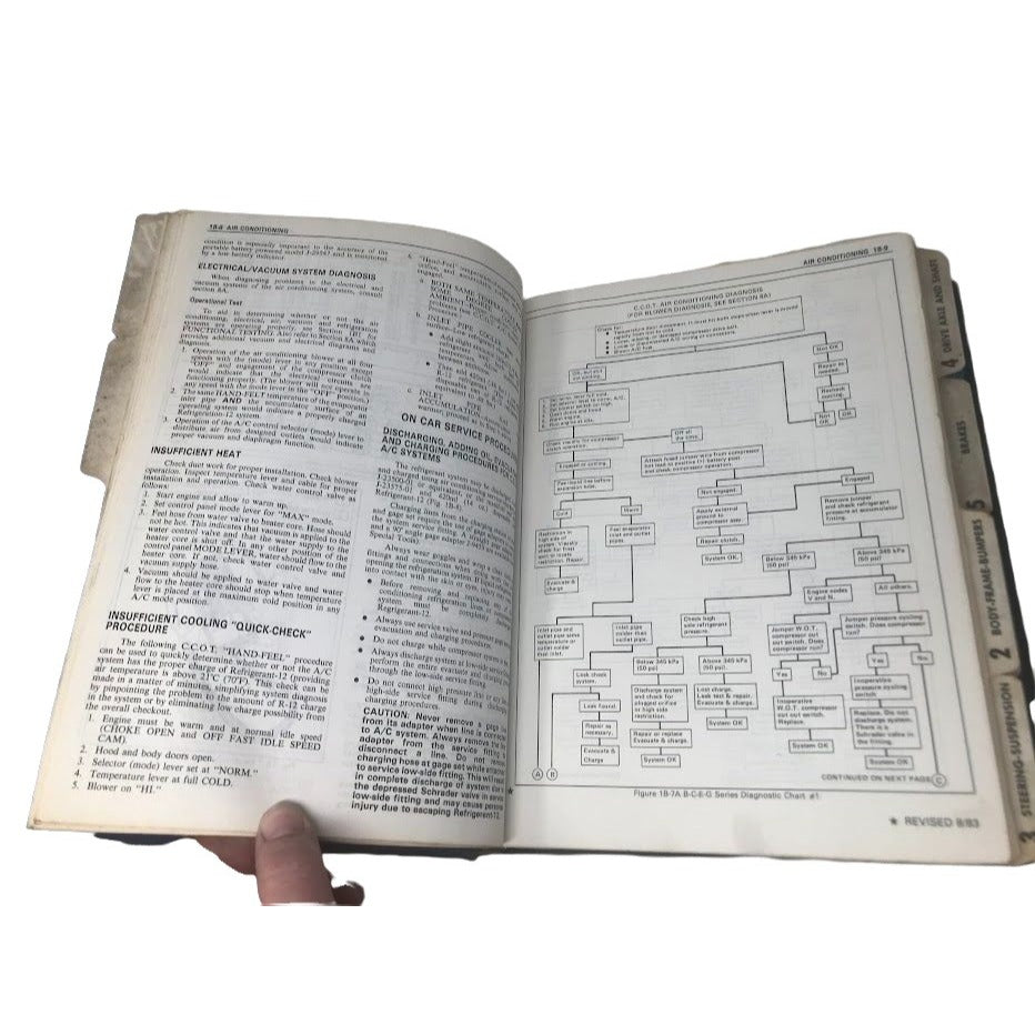 1983 BUICK SERVICE MANUAL - Auto repair reference . Vintage