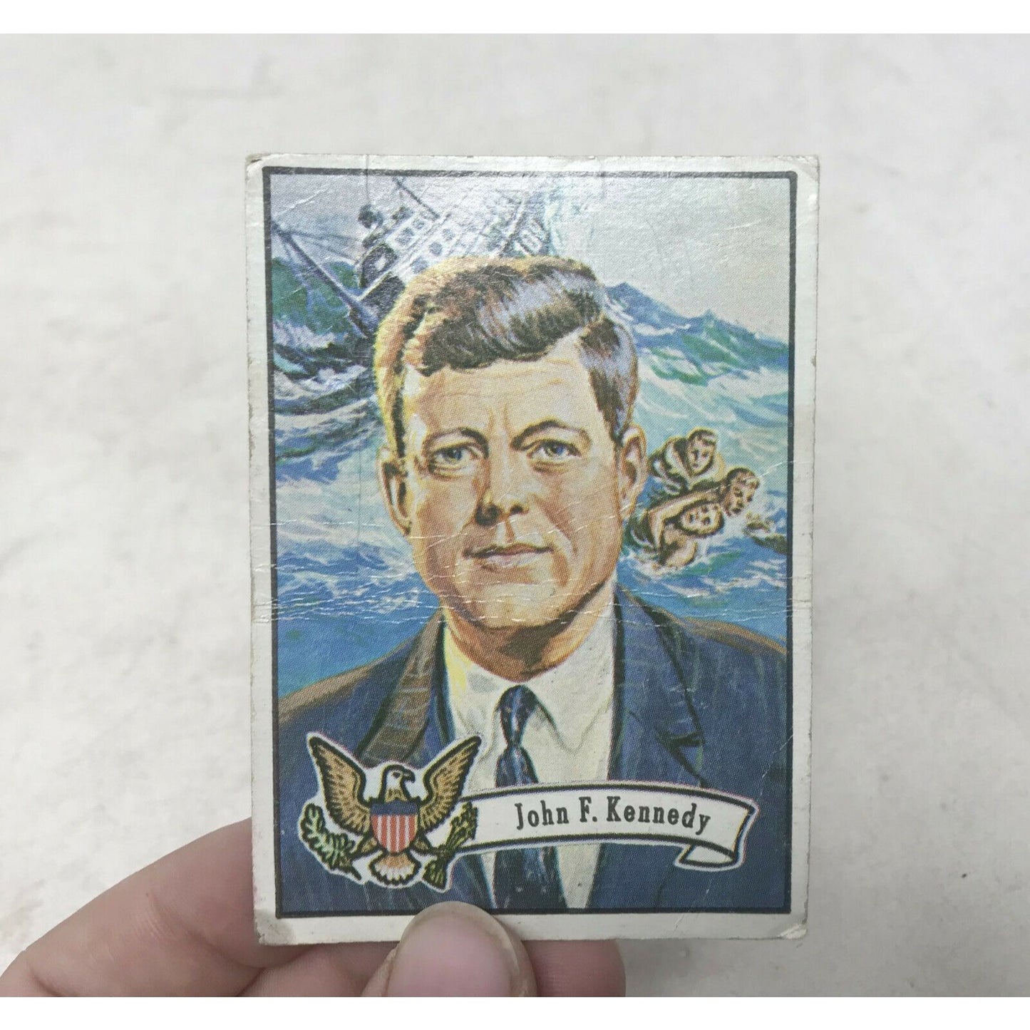 1972 Topps U.S Presidents JOHN F KENNEDY Trading Card  #34