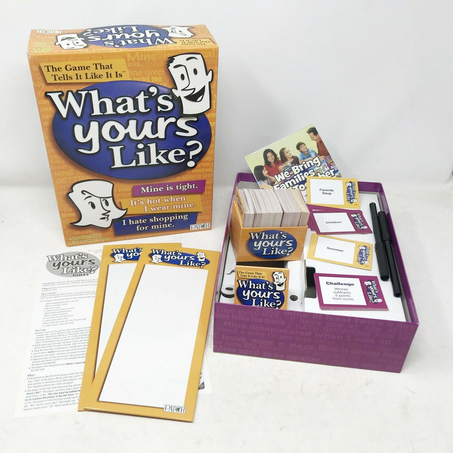 WHAT'S YOURS LIKE? - Family GAME NIGHT & Party Board Card Game