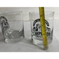 'Time to Kick Back!' Carpenter Quality Goods Country Style 'Rocks' / Whiskey Glasses (set of 4)