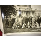 "Kelsey Family Tour" Washington DC 1954 - Black and White Photograph of Family at Capital Building -