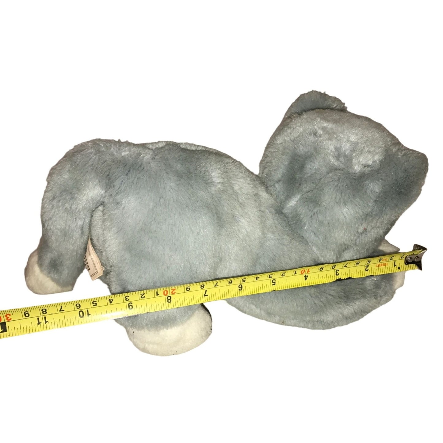 Playful Gray Kitten with big white paws - Polar Plush by 24K Special Effects Collectible Plush