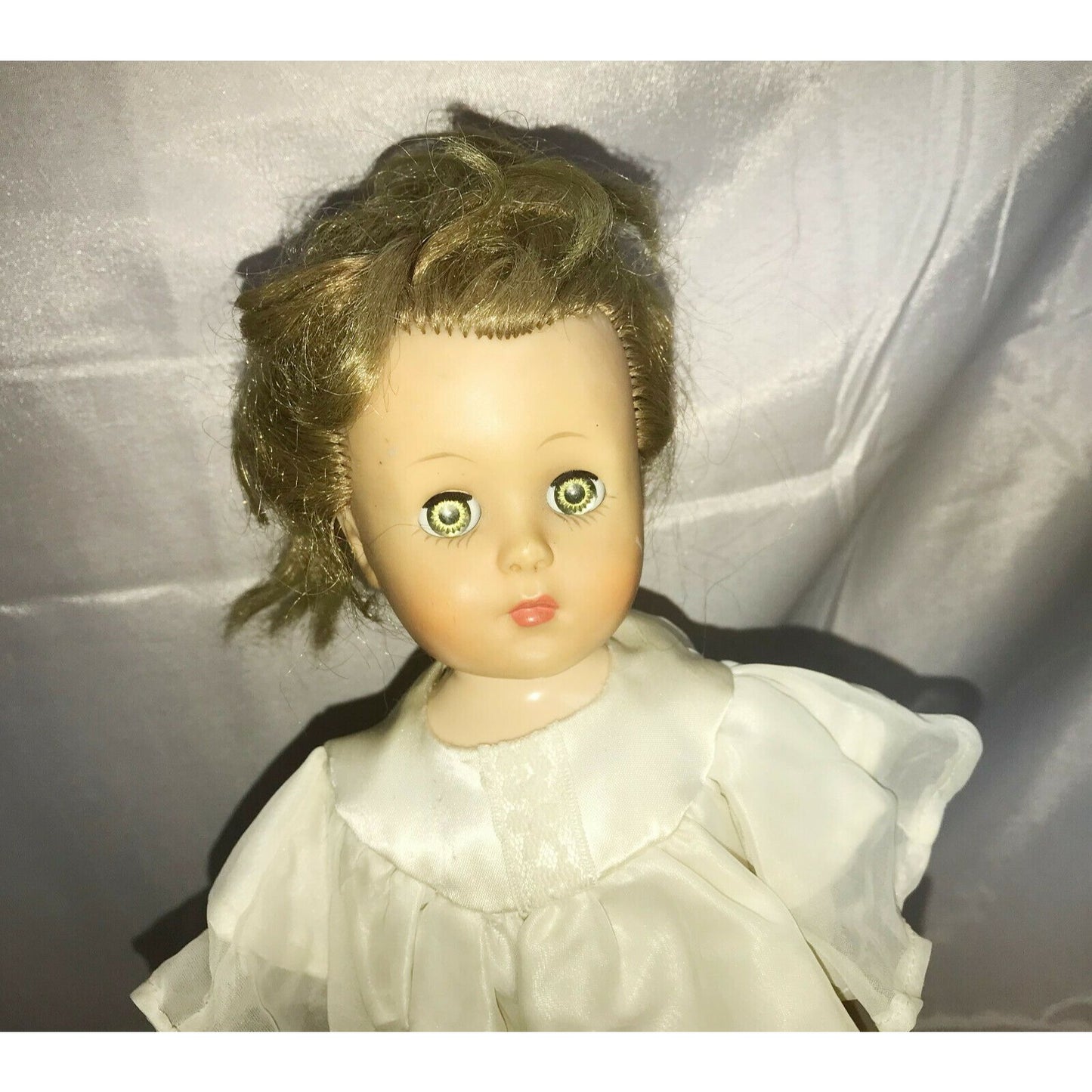 Vintage Doll, Believed to be IDEAL 14" Painted nails Tapered Waist