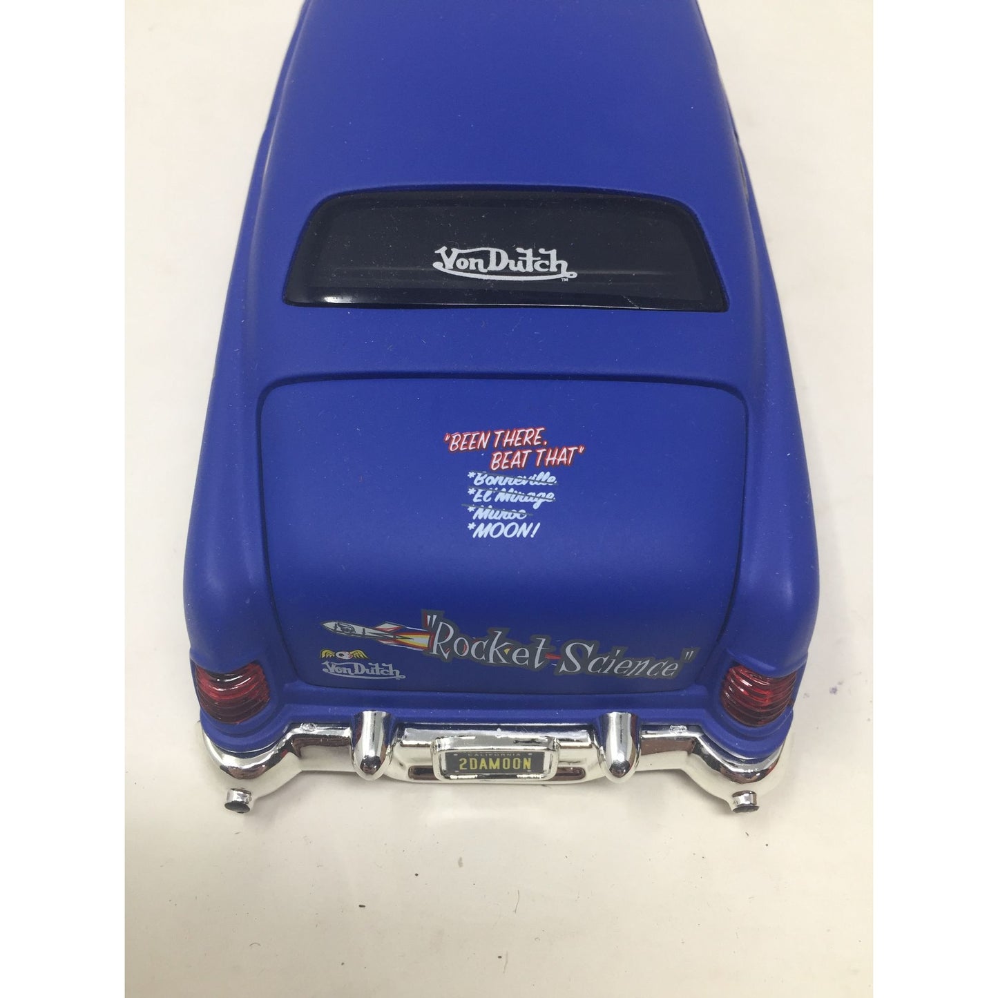 1951 Mercury Von Dutch "Rocket Science" Low Rider Blue Diecast 1:24 Scale Model