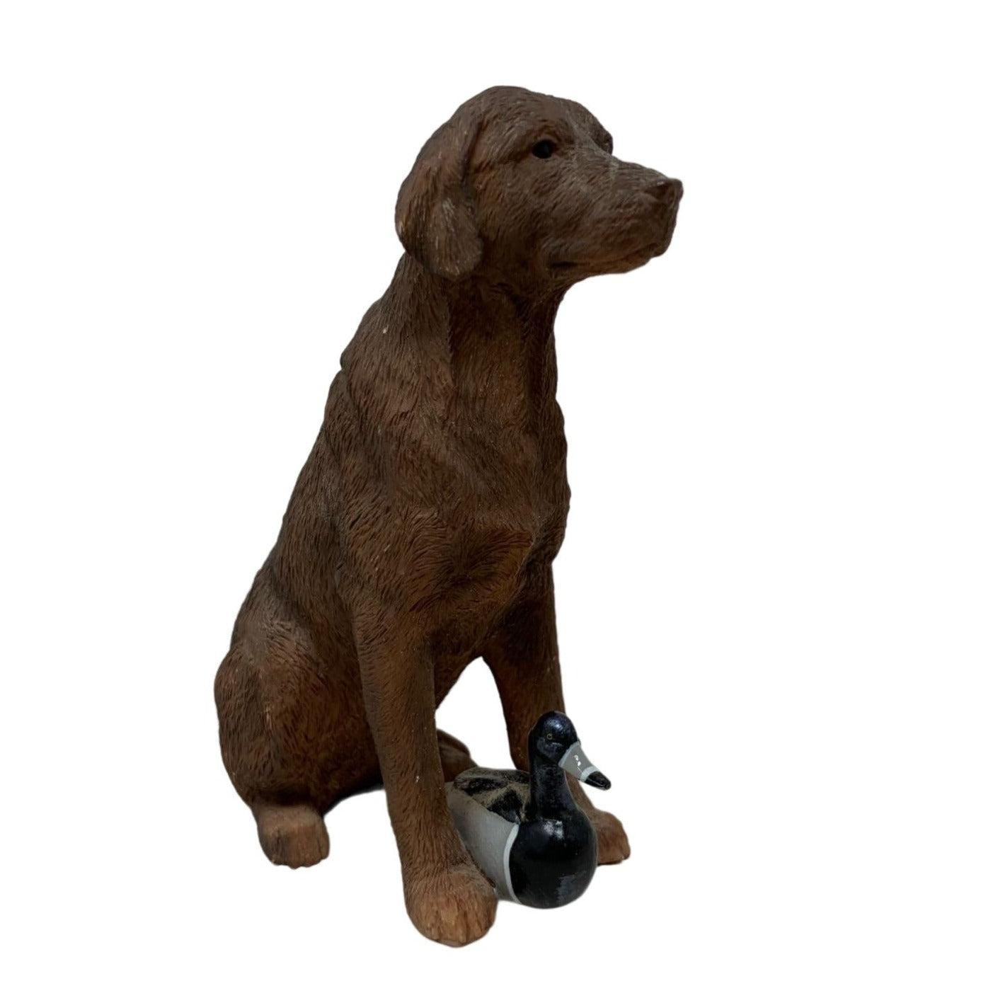 Labrador Puppy Ornaments and Figurines (5 Total) "Pennie" on one with Dog Bed - Dog Figurines