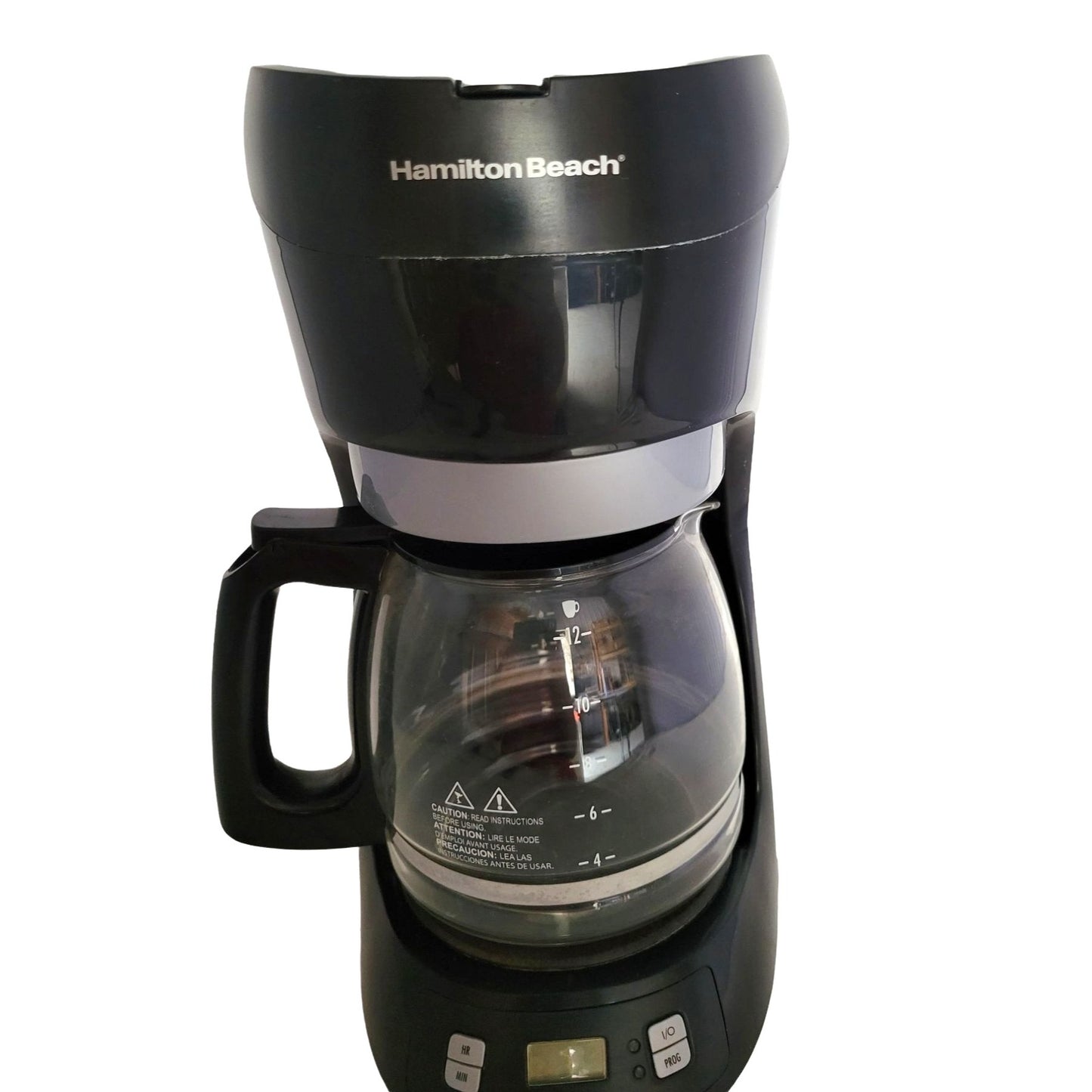 Black Hamilton Beach Coffee Maker - Previously Owned. Works.