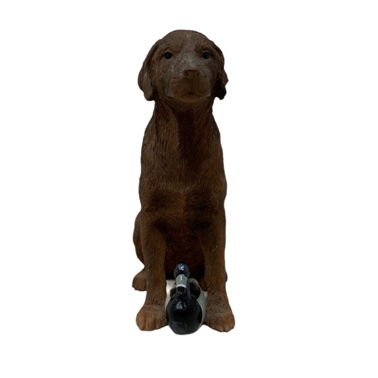 Labrador Puppy Ornaments and Figurines (5 Total) "Pennie" on one with Dog Bed - Dog Figurines