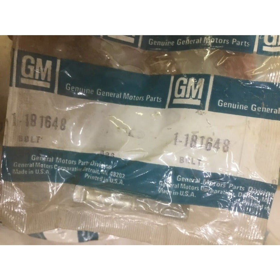 Genuine GM Part BOLT Part no. 10040596 (or 9427837) NOS - Vintage Discontinued General Motors OEM Replacement Auto Part - New Old Stock