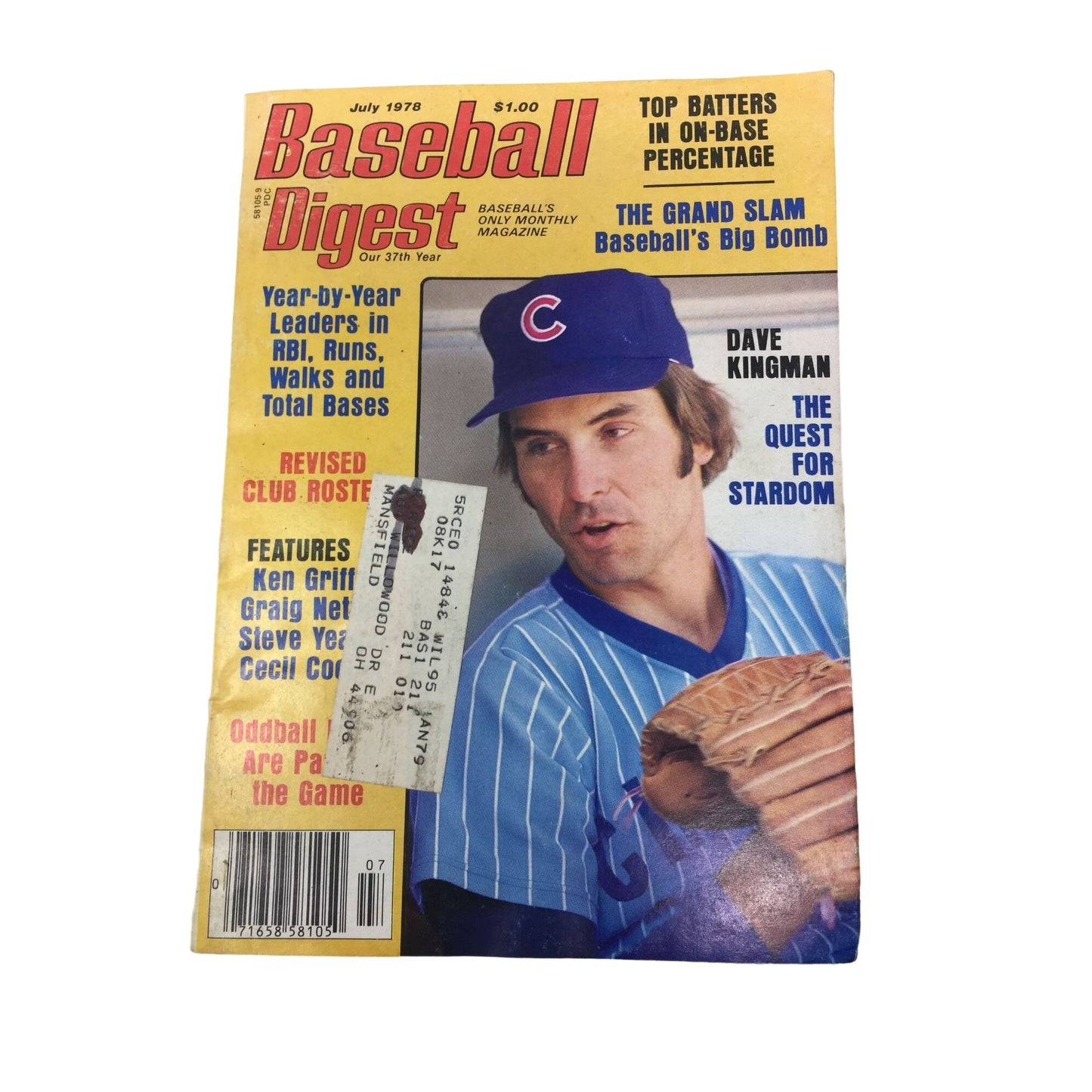 Set of 4 Vintage Baseball Digest Issues (April 1978,Dec 1969,  July 1978 & Oct 1978