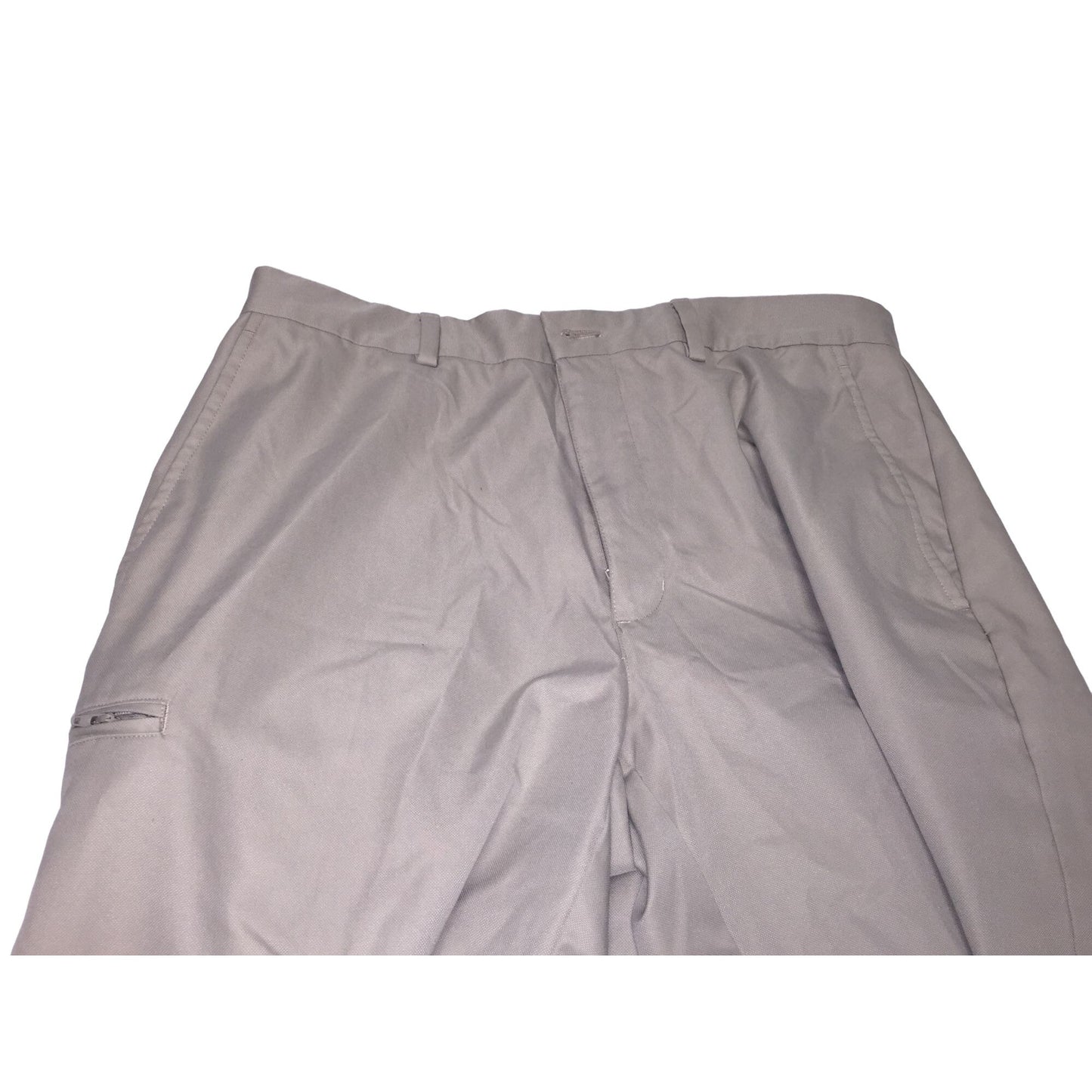 Champions Touch Khaki Golf Shorts - Zip Pockets - mens Size 32