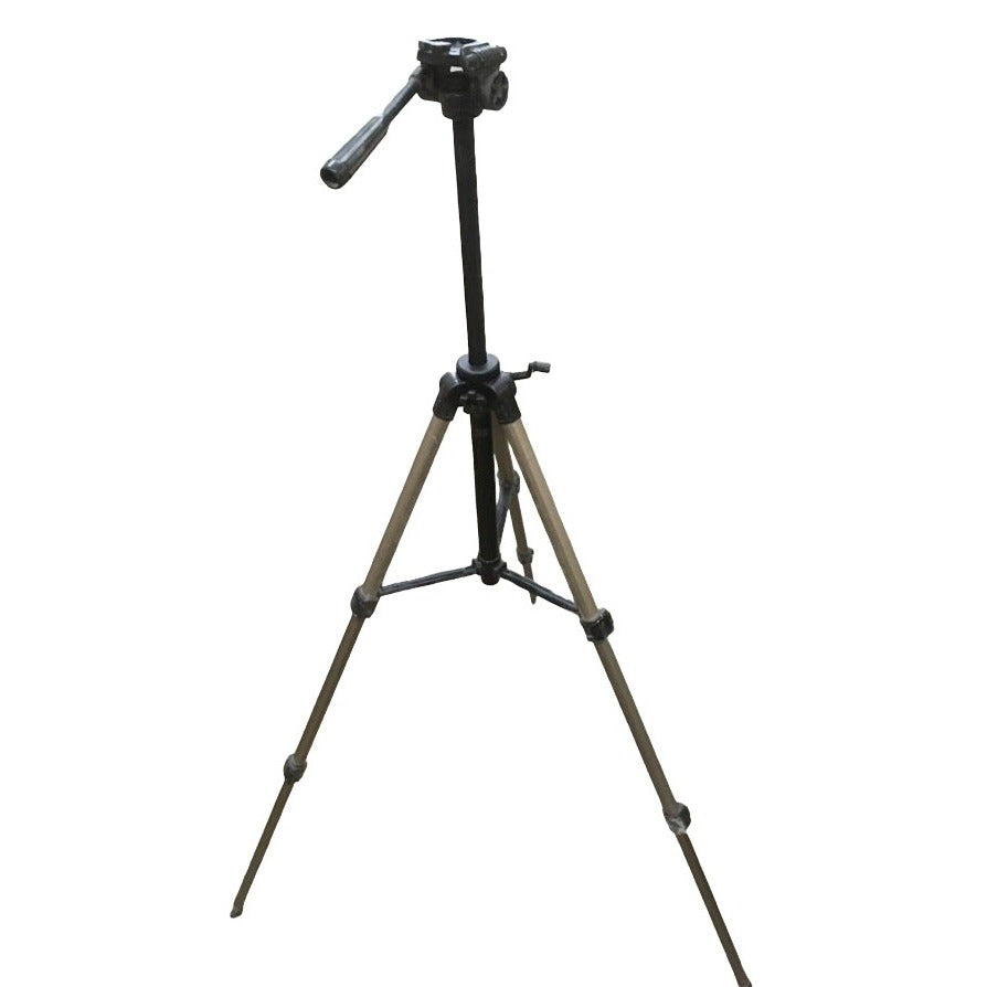 Velbon S-6000 Tripod - Sturdy Aluminum 3 way pan head tripod with built in Level - 24" - 70"