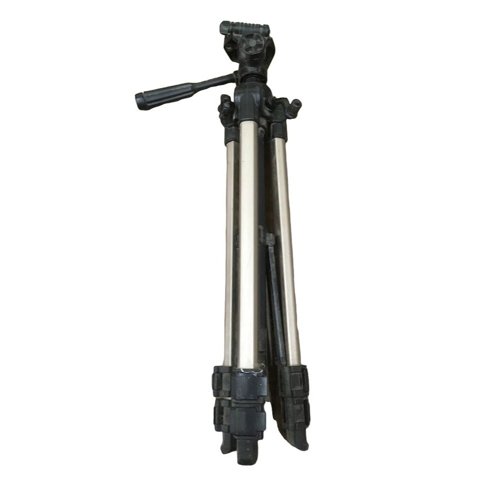 Velbon S-6000 Tripod - Sturdy Aluminum 3 way pan head tripod with built in Level - 24" - 70"