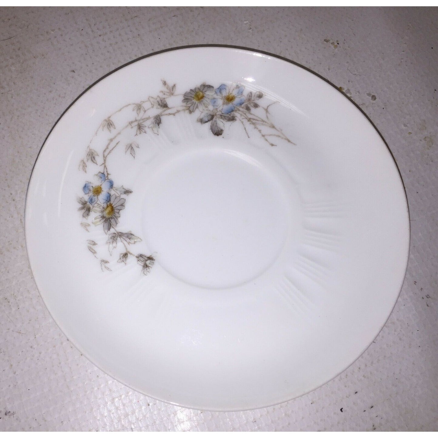 Charles Field Haviland Limoges France SAUCER Blue Flowers