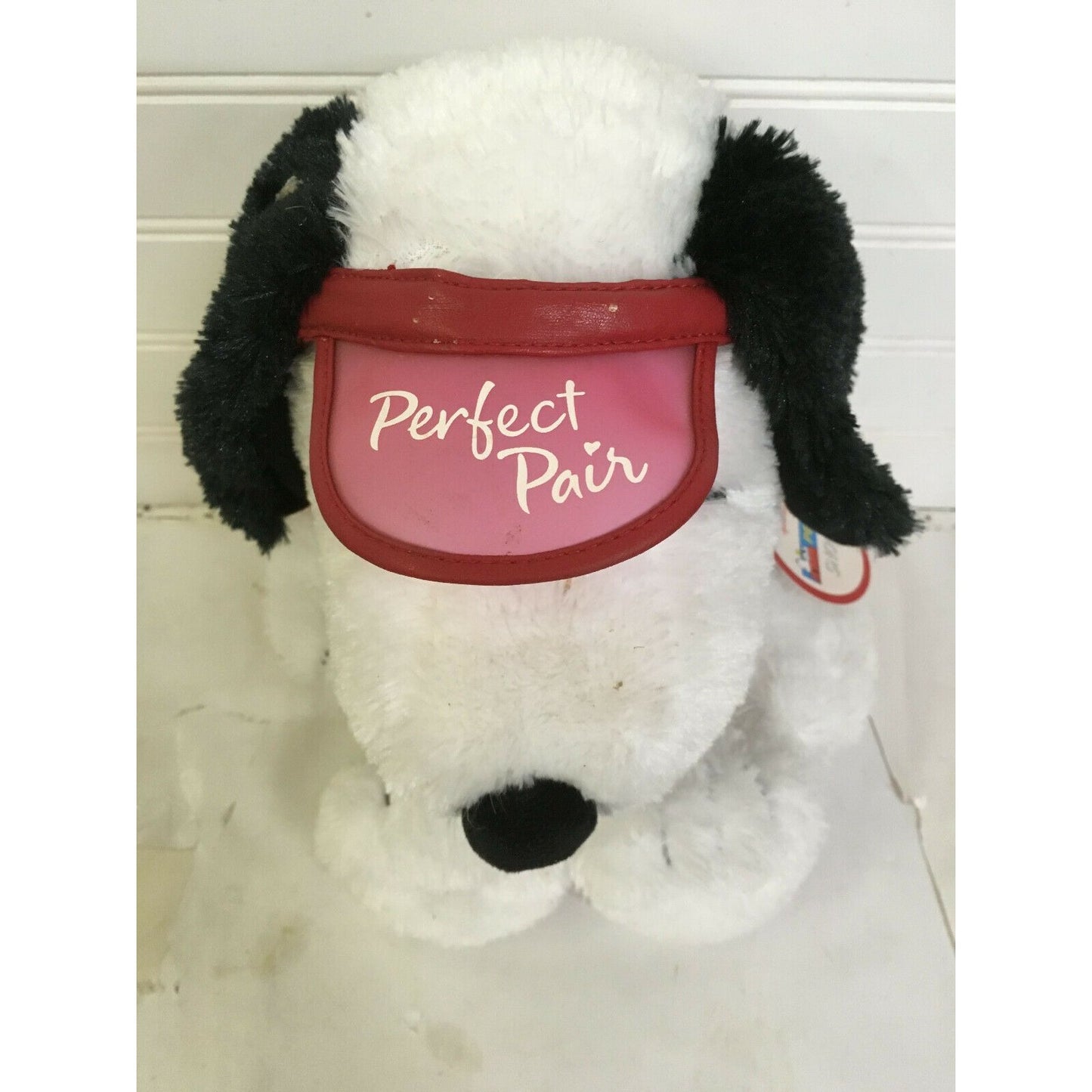 PERFECT PAIR Snoopy Plush w/ Visor & Arm Band w/tag Hallmark