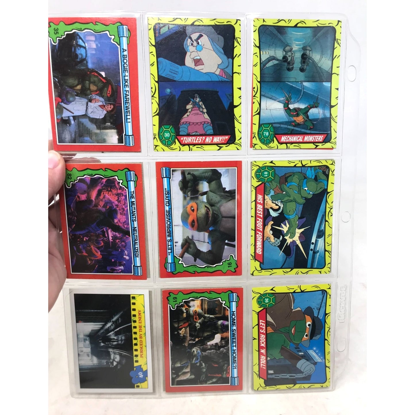 TMNT Teenage Mutant Ninja Turtles Trading Cards - Collectible Movie Card