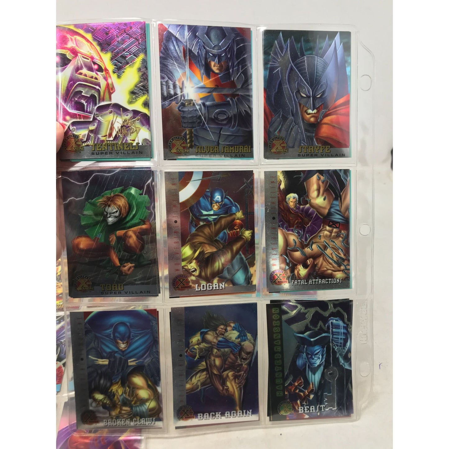 Fleer - ULTRA X-Men Trading Cards (1995) - 70+ Cards and Insert -