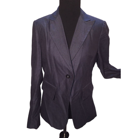 Banana Republic Charcoal Women's Size 4 Blazer - Nice Lines and Style