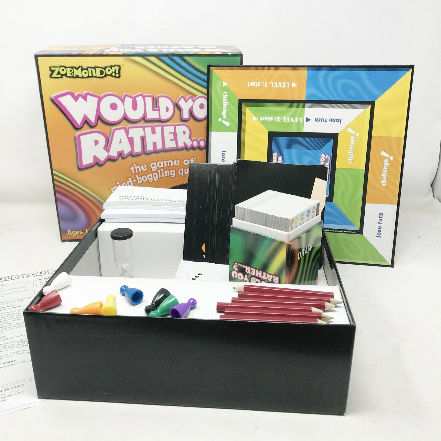 Would You Rather Board Game of Mind Boggling Questions Zobmondo - FREE SHIPPING