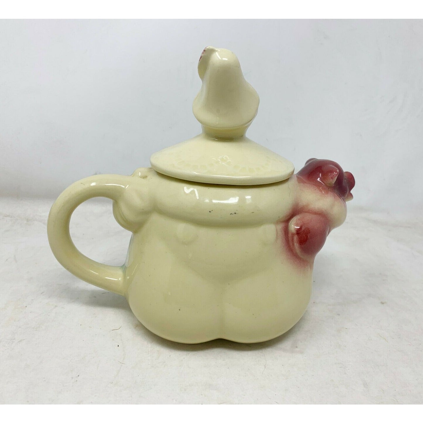 Vintage SHAWNEE Pottery TOM the PIPERS SON Teapot - Mid Century