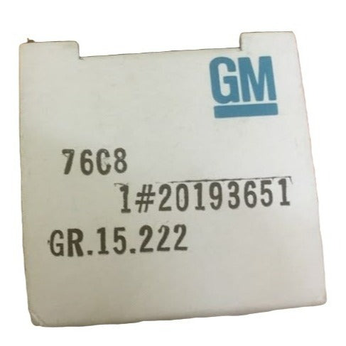 Genuine GM NOS 20193651 gr 15.222 - RETAINER (TR Compt Pan)) - GM vintage Auto Part GM part Discontinued General Motors OEM Part