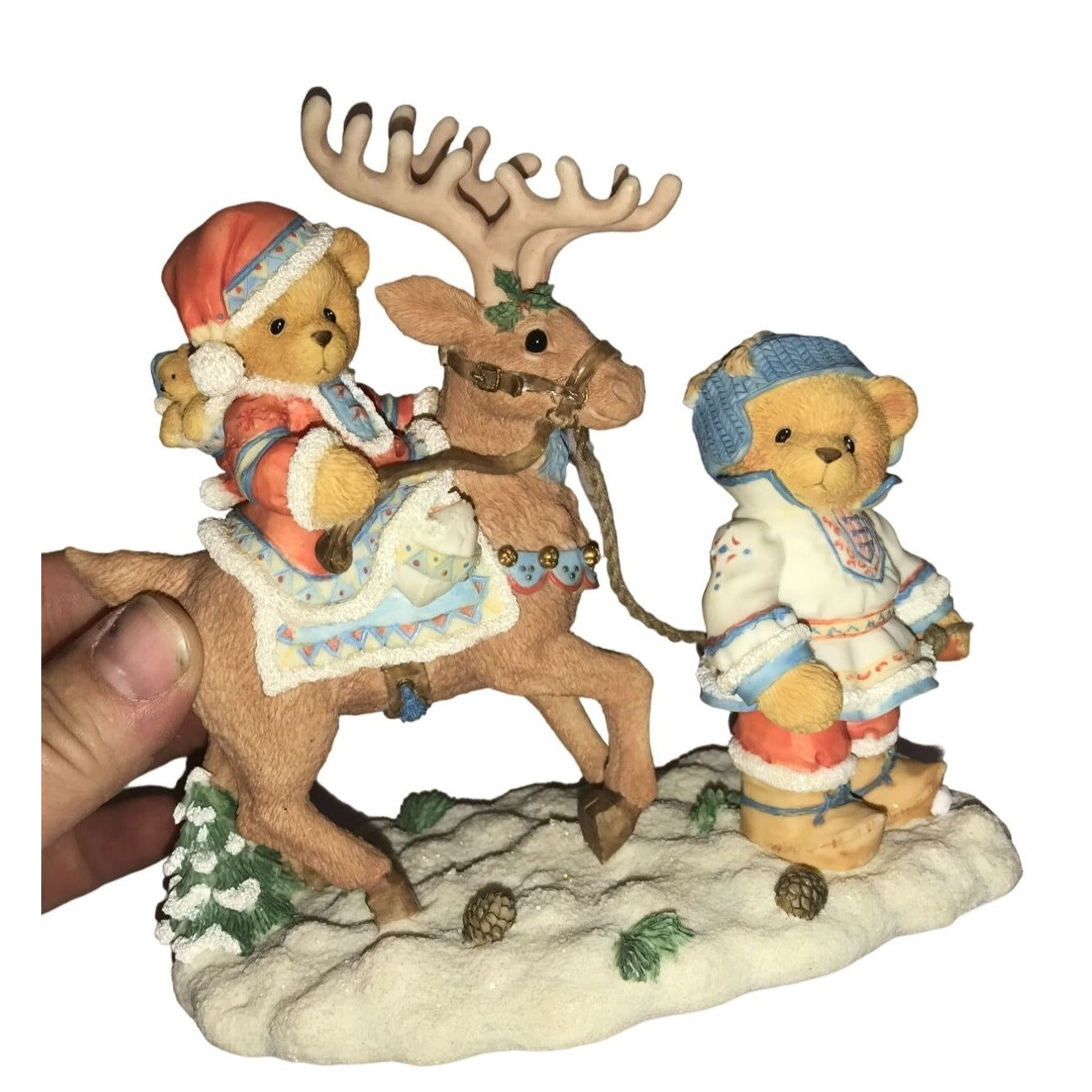 Sven & Liv Cherished Teddies 272159 - Enesco Holiday Figurine