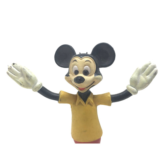 Vintage Bendy Mickey Mouse Toy - Walt Disney Productions Collectible