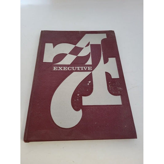 Davis College Yearbook - the Executive 1974 Edition - some wear and loose on inner binding ( see photos)