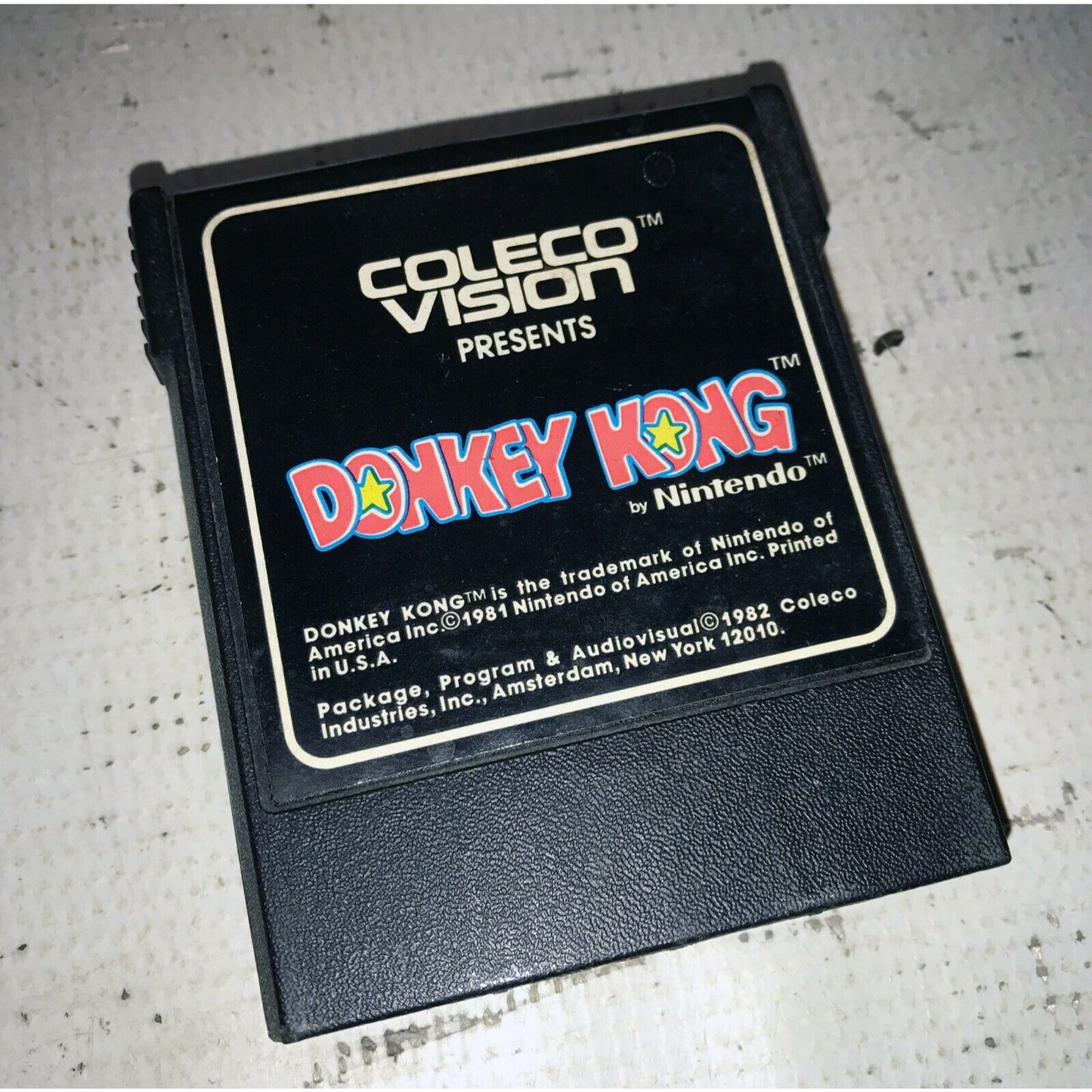 ColecoVision DONKEY KONG and TURBO and SMURF w Manual